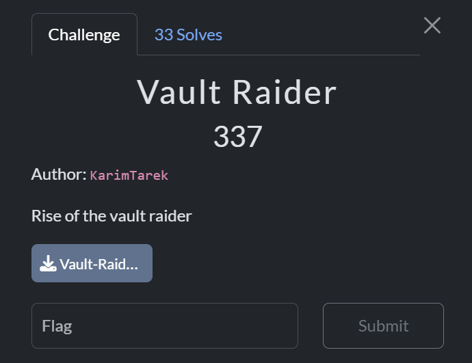 Vault-Raider_Challenge